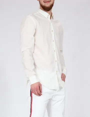 Camasa Zara, alb Alb