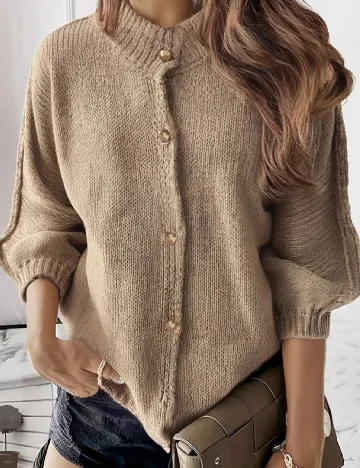Cardigan SHEIN, maro Maro
