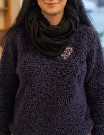 Esarfa circulara Bershka, negru