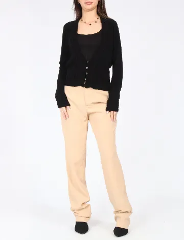 Cardigan Zara, negru Negru