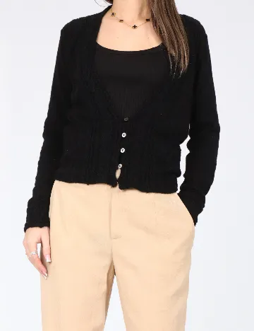 Cardigan Zara, negru Negru