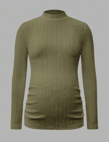 Bluza SHEIN Maternity, verde