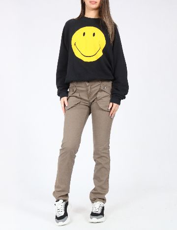 Bluza Oversize Bershka, negru