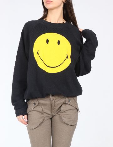 Bluza Oversize Bershka, negru