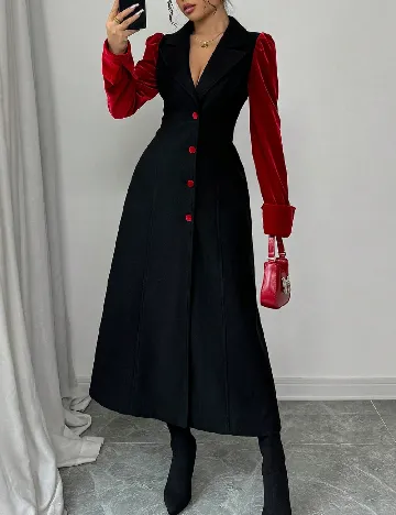 Palton SHEIN, negru Negru