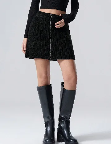 Fusta SHEIN, negru Negru