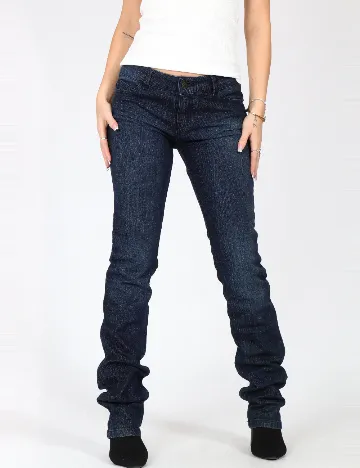 Blugi Zara, albastru Albastru