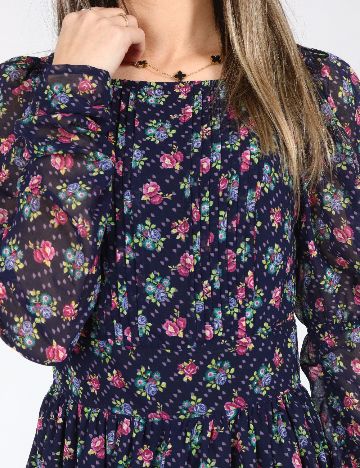 Salopeta Zara, floral print