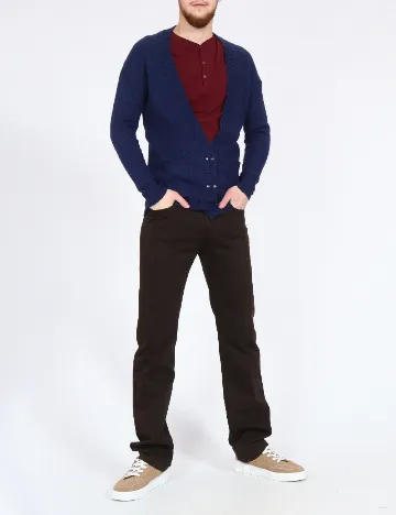 Cardigan Zara, albastru Albastru