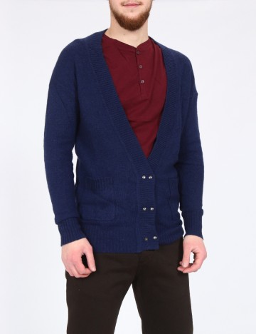 Cardigan Zara, albastru