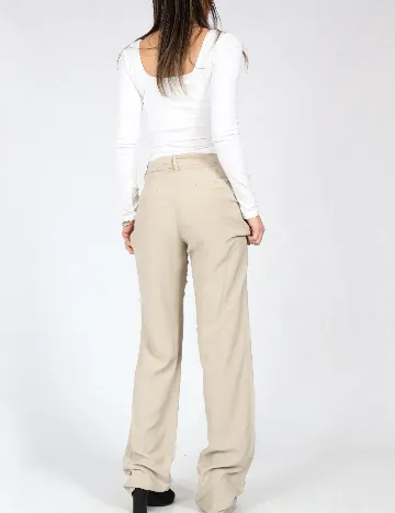 Pantaloni Zara, crem Crem