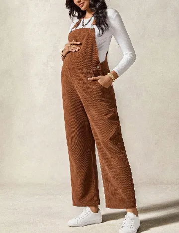 Salopeta SHEIN Maternity, maro Maro