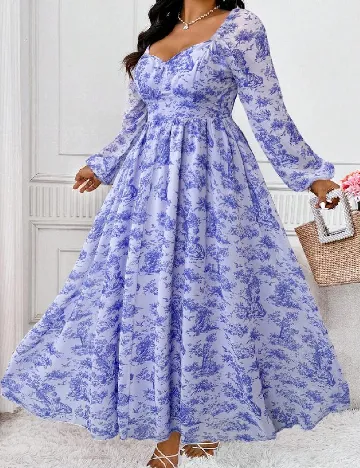 Rochie lunga SHEIN CURVE, mov Mov