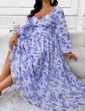 Rochie lunga SHEIN CURVE, mov Mov