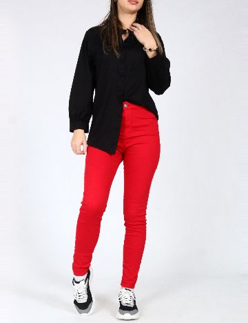 Pantaloni Bershka, rosu