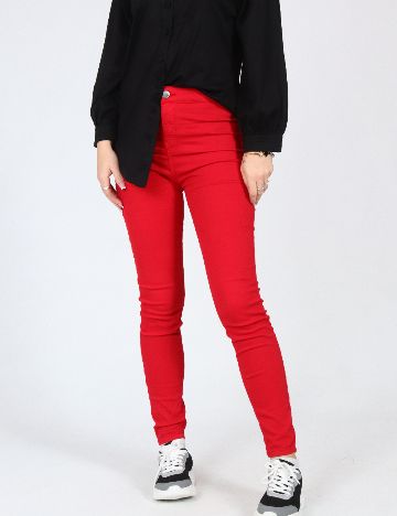 Pantaloni Bershka, rosu