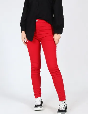 Pantaloni Bershka, rosu Rosu