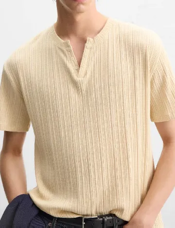 Tricou Zara, crem Crem