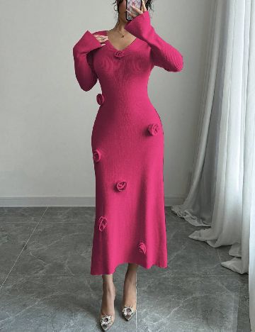 Rochie lunga SHEIN, roz