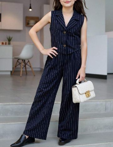 Compleu Shein Kids, bleumarin