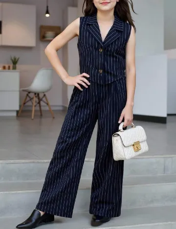 Compleu Shein Kids, bleumarin Albastru