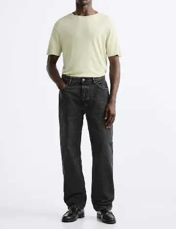 Tricou Zara, galben Galben