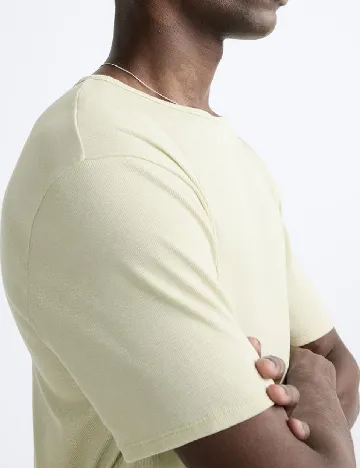 Tricou Zara, galben Galben