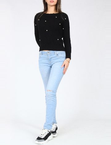 Blugi Bershka, albastru