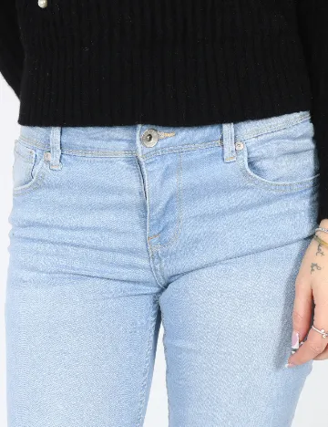 Blugi Bershka, albastru Albastru