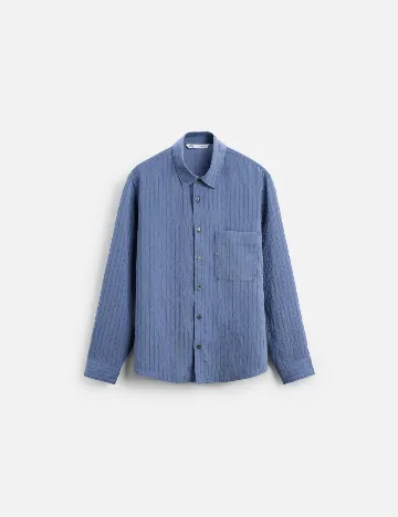 Camasa Zara, albastru Albastru