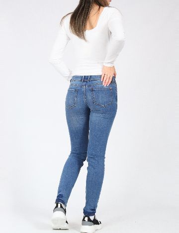 Blugi Bershka, albastru