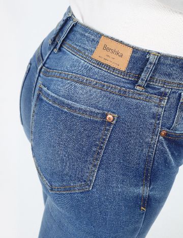 Blugi Bershka, albastru