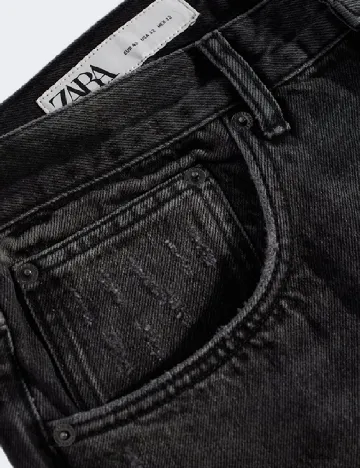 Blugi Zara, negru Negru