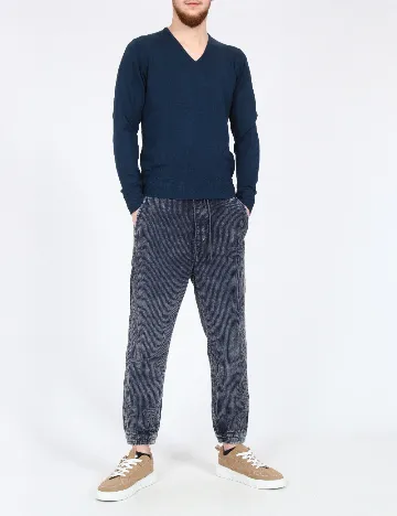 Pantaloni Zara, albastru Albastru