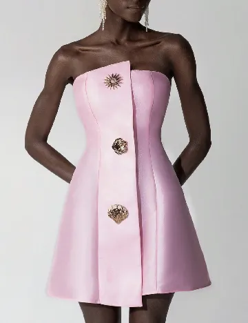 Rochie scurta SHEIN, roz Roz