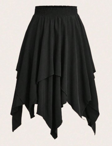 Fusta SHEIN CURVE, negru