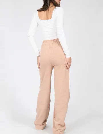 Pantaloni SHEIN, maro deschis Maro