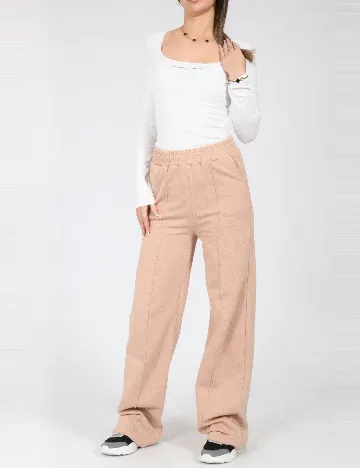 Pantaloni SHEIN, maro deschis Maro