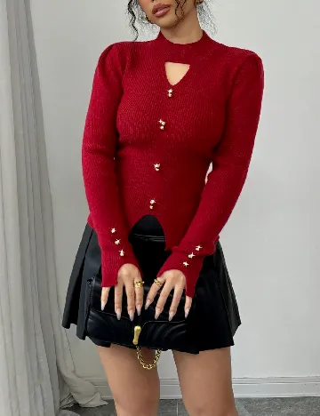 Pulover SHEIN, rosu Rosu