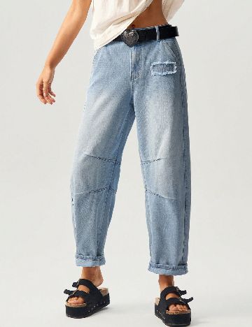 Blugi SHEIN, albastru deschis