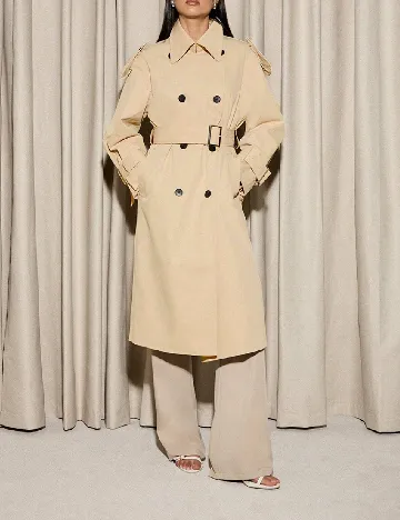 Trench AiiRZ, bej Crem