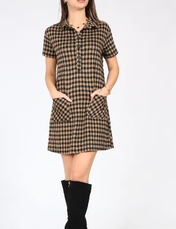 Rochie Zara, maro/negru Maro