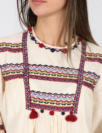 Bluza Zara, crem Crem