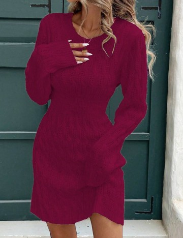 Rochie scurta SHEIN, pruna