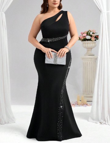 Rochie lunga SHEIN CURVE, negru