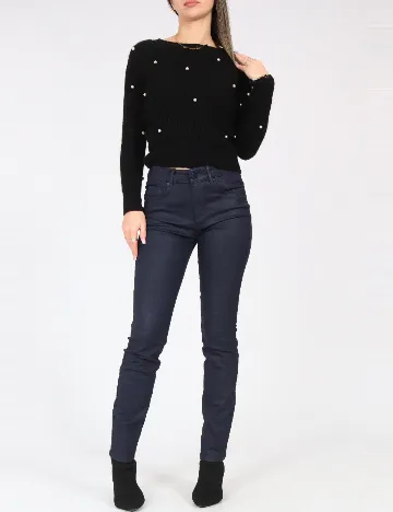 Pantaloni Massimo Dutti, bleumarin Albastru