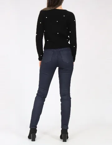 Pantaloni Massimo Dutti, bleumarin Albastru