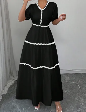 Rochie medie SHEIN, negru Negru