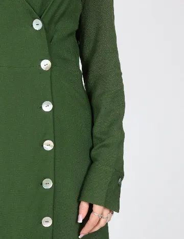 Rochie medie Massimo Dutti, verde Verde