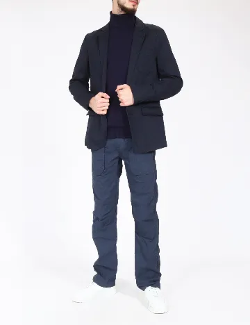 Sacou Pull&Bear, bleumarin Albastru